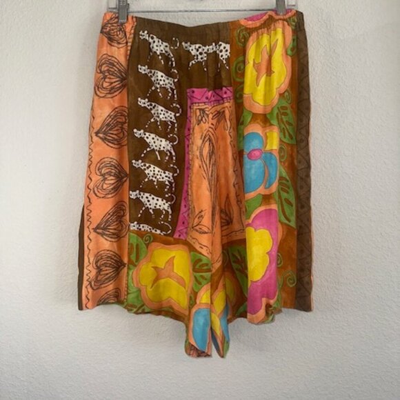 No name vintage shorts with pockets and elastic waistband - Picture 1 of 6